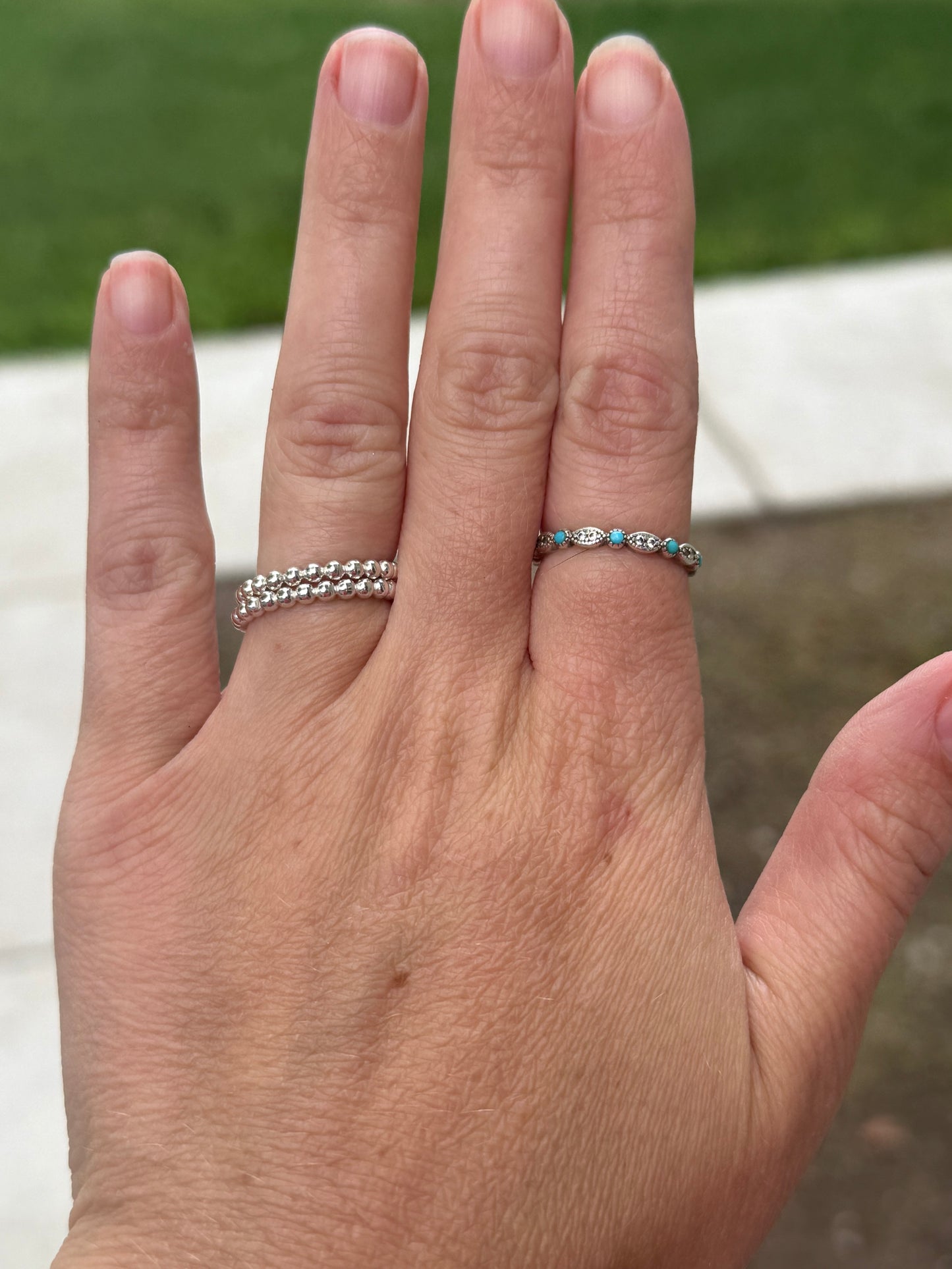 Sterling Silver Bubble Stacker