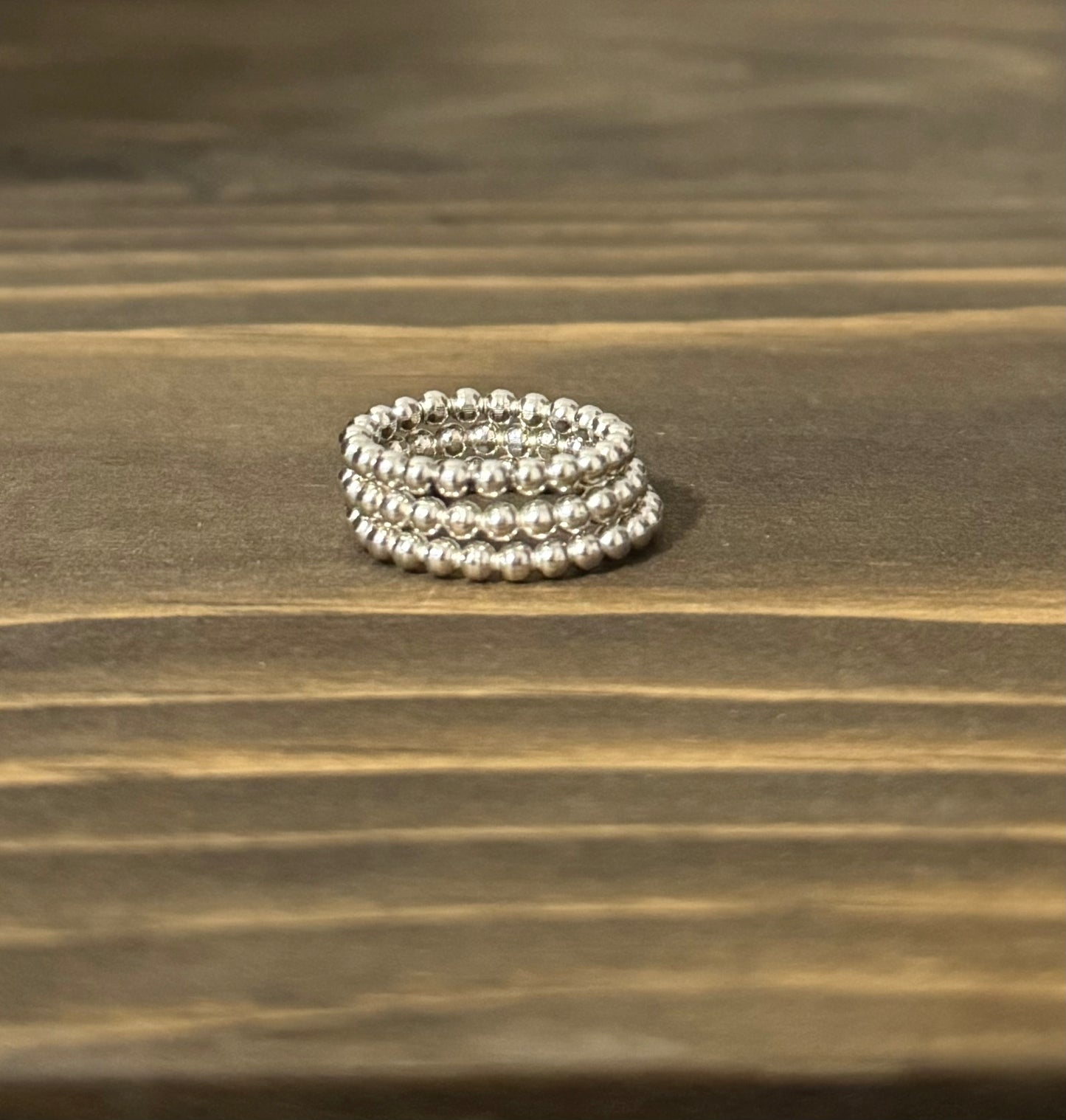 Sterling Silver Bubble Stacker