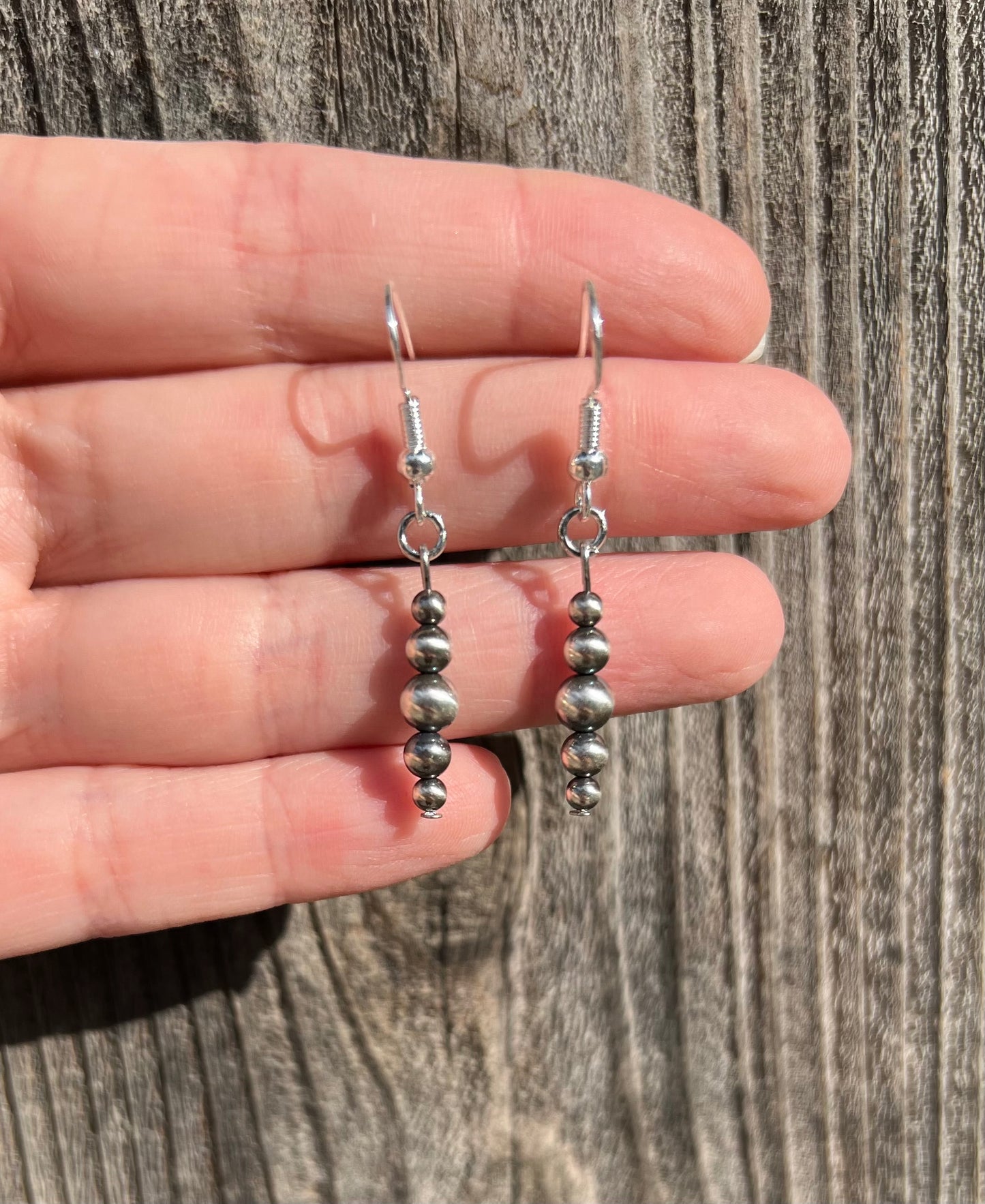 Dainty Sterling Silver Pearl Earrings