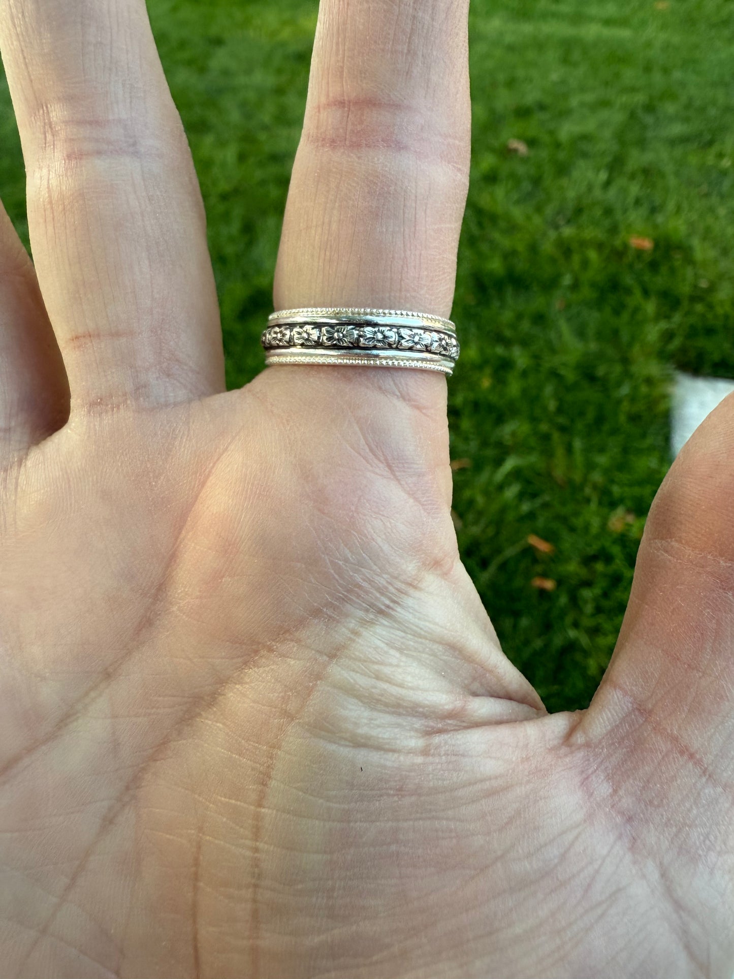 Half Cluster Adjustable Ring