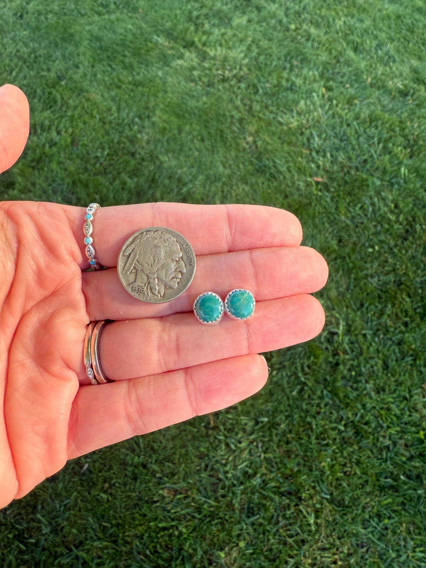 Everyday Turquoise Studs