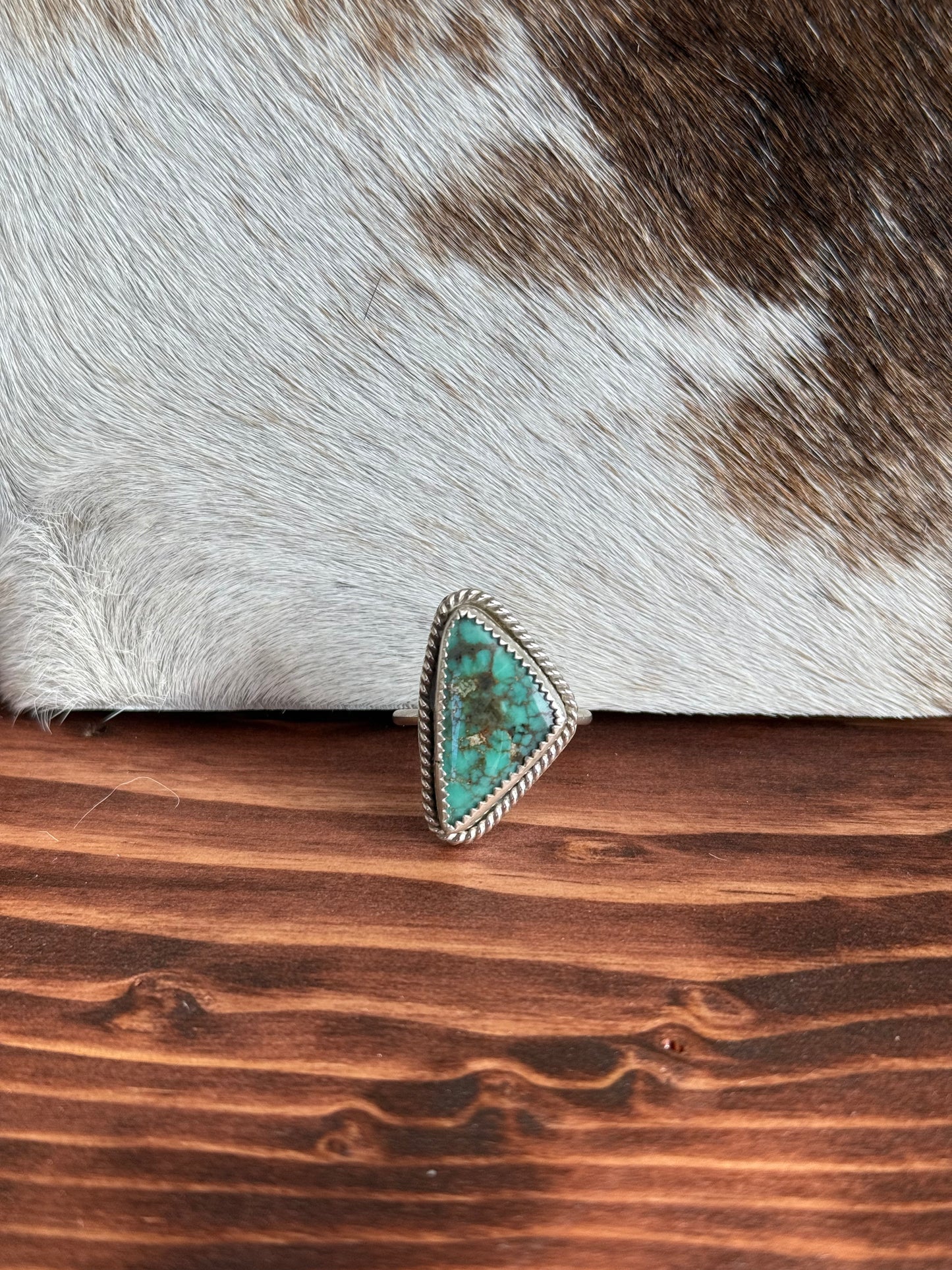 Turtle Back Variscite Ring