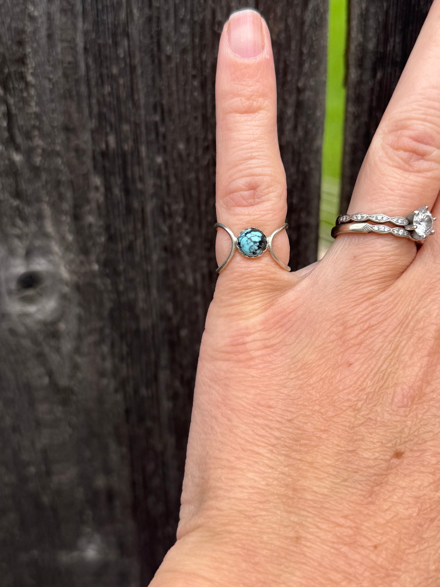 6mm Kingman Turquoise Ring