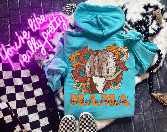 Cowkid Wranglin’ Mama Hoodie