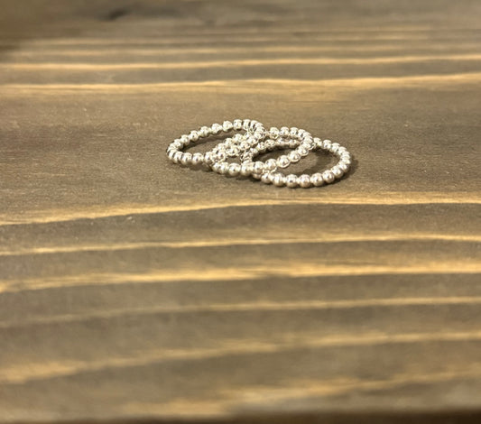 Sterling Silver Bubble Stacker