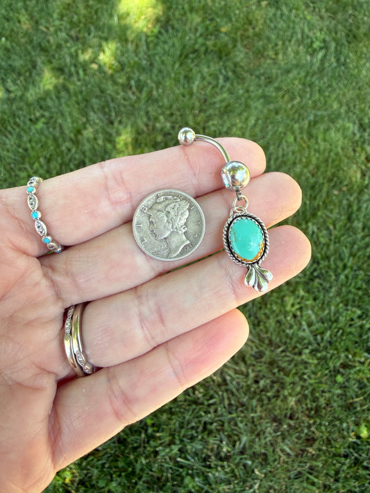 Sonoran Turquoise Belly Ring