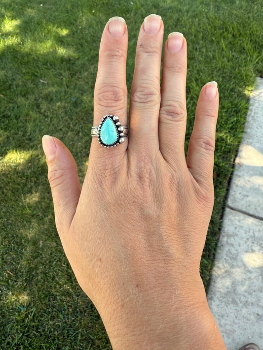 Chilean Turquoise - Adjustable Ring