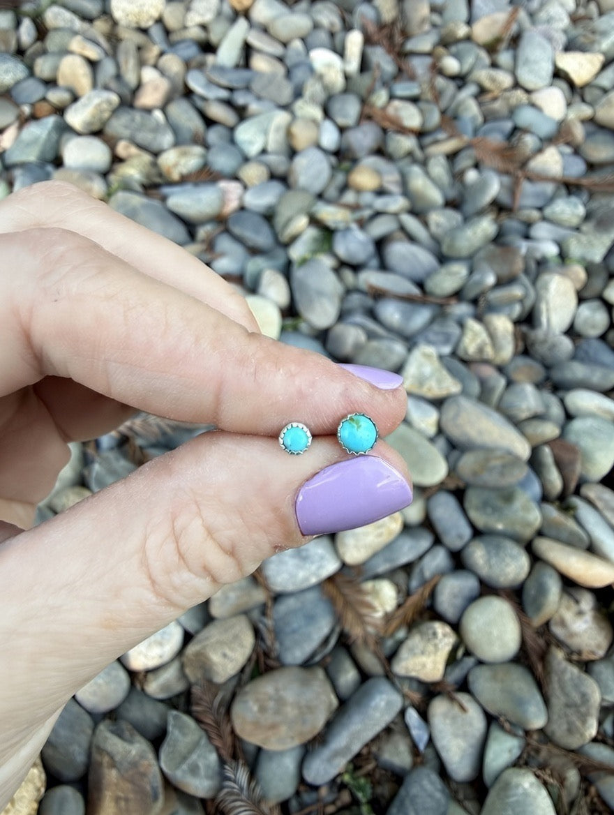“L” Shaped Turquoise Nose Ring