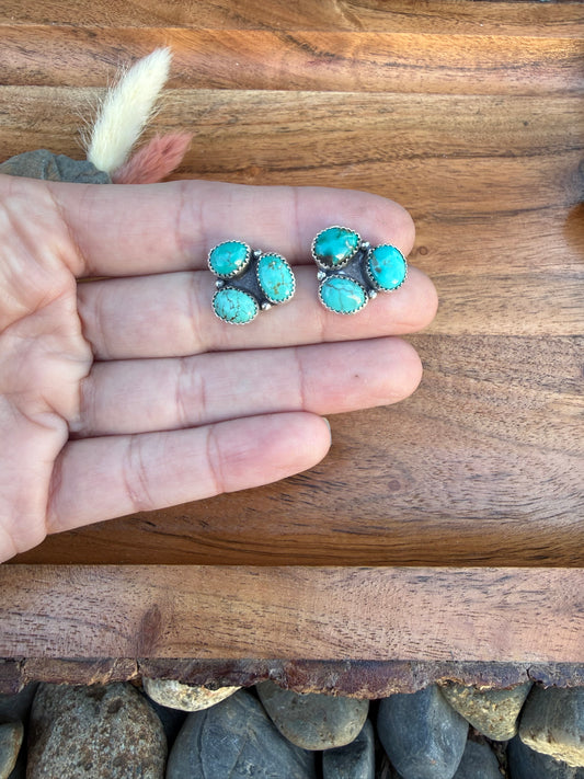 Carico Lake Turquoise Studs