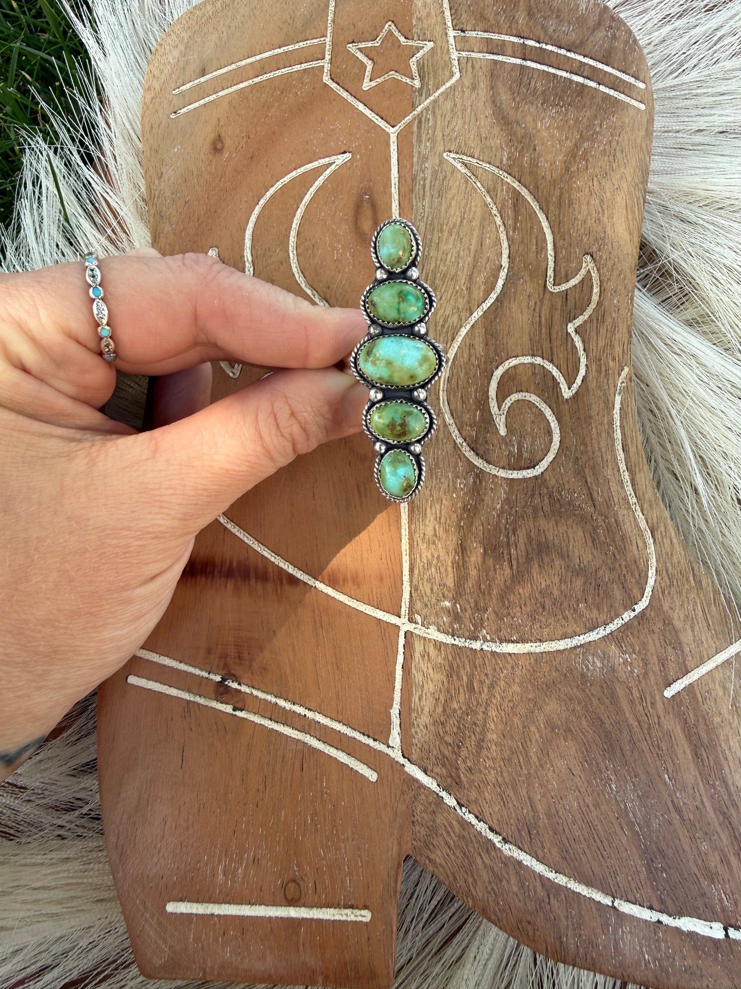 Sierra Bella Turquoise Adjustable Ring