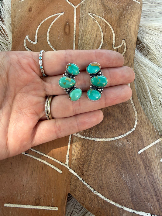 Sonoran Turquoise Crawler Studs