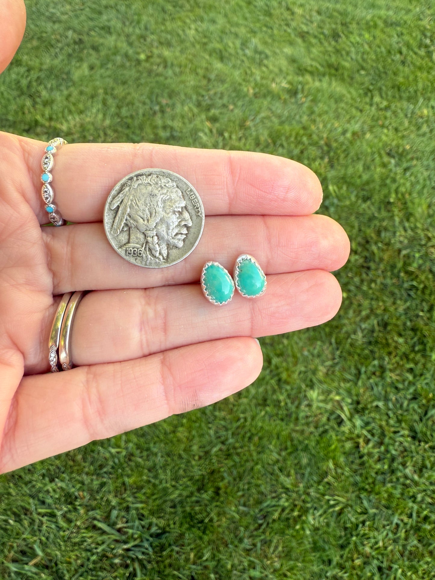 Everyday Turquoise Studs
