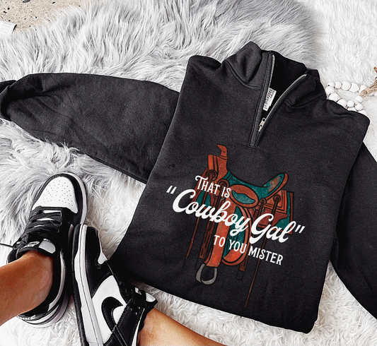 Cowboy Gal Quarter Zip